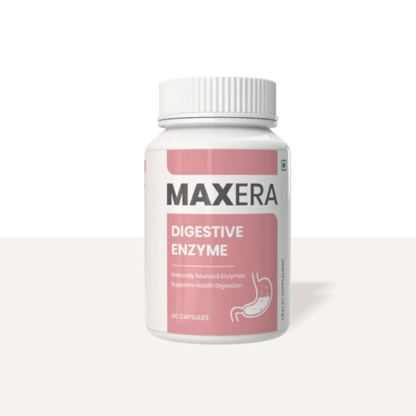 MAX ERA Digestive Enzyme 60 Capsules Bottle Pack