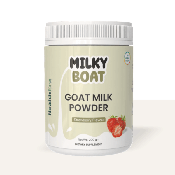 MBP Goat Milk Strawberry Flavour 200gm Bottle Pack